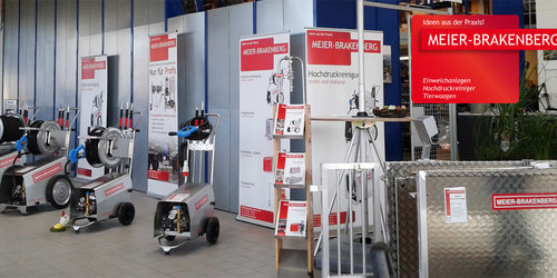 Ausstellung Profi Hochdruckreiniger beim Vertriebspartner Guter Service fängt bei Meier-Brakenberg bei excelenter Beratung im Vertrieb an! So wird gewährleistet, dass unsere Kunden den für sie passenden Profi Hochdruckreiniger erhalten.