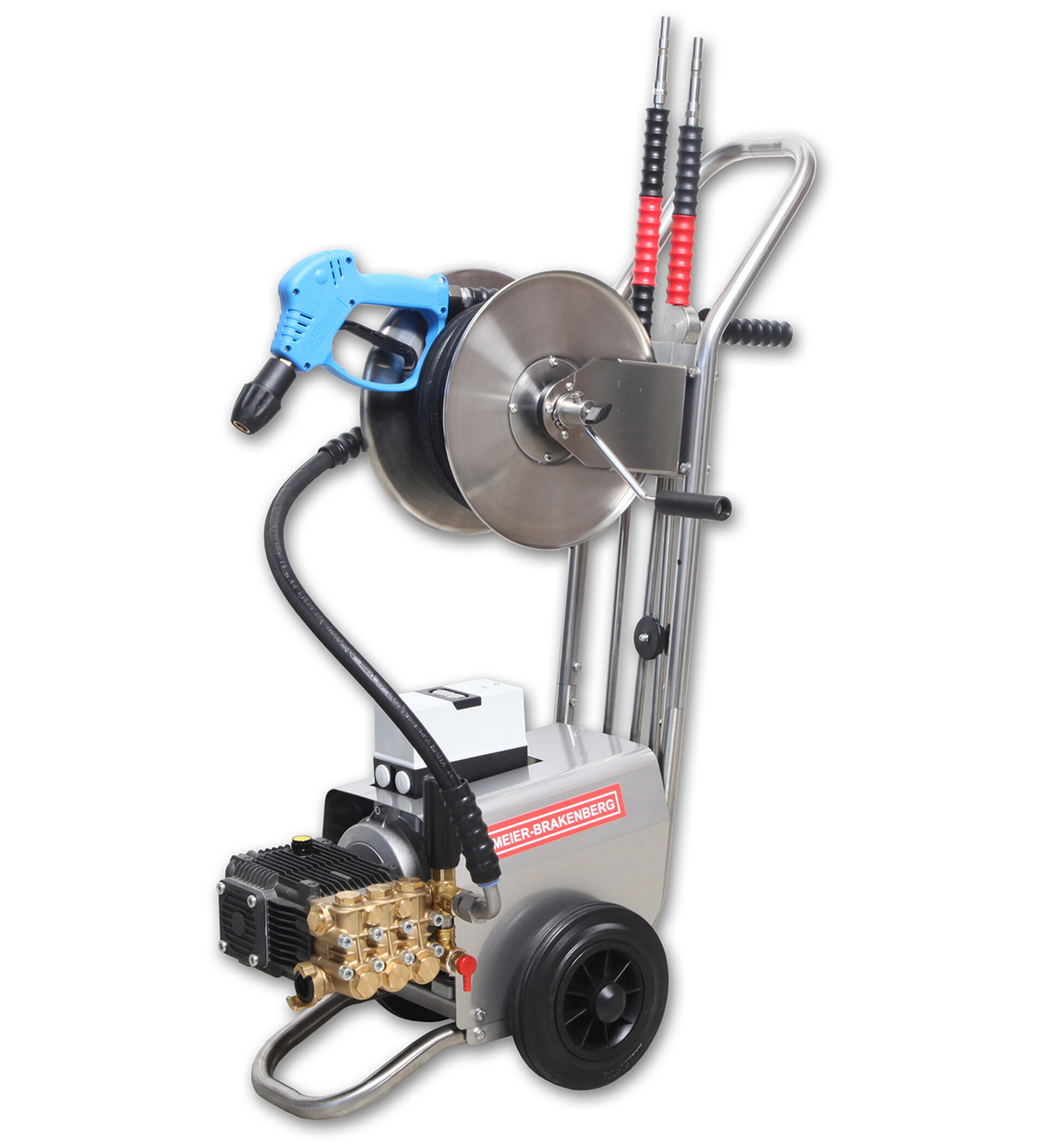 The new compact MBH 900 professional high pressure cleaner is ideal for applications where space is at a premium, such as milking parlours on dairy farms.