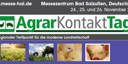 Agrarkontakttage in Bad Salzuflen Die neue regionale Agrar-Messe in Bad Salzuflen: Agrarkontakttage