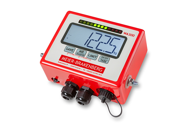 The robust new weighing display WA300 for mobile animal scales offers new functions such as data export to a USB stick.